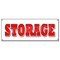 Signmission STORAGE BANNER SIGN long short term climate controlled secure indoor outdoor B-Storage - alternate 1